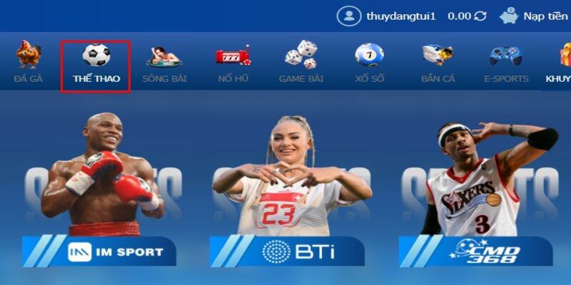 4 sảnh thể thao hot nhất có mặt tại ST666